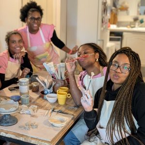 EVJF chez Capestan les Ateliers - modelage et tour
